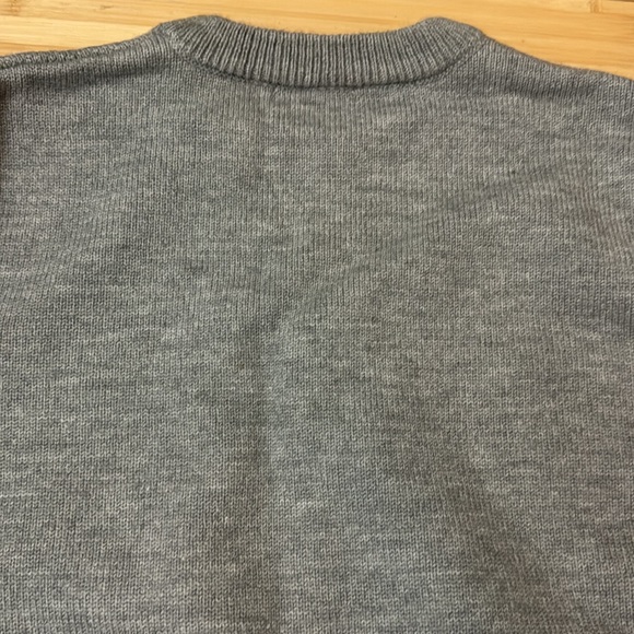 Mardi Mercredi Wool Cashmere Blend Crewneck Knit Sweatshirt in Gray - Picture 9 of 10